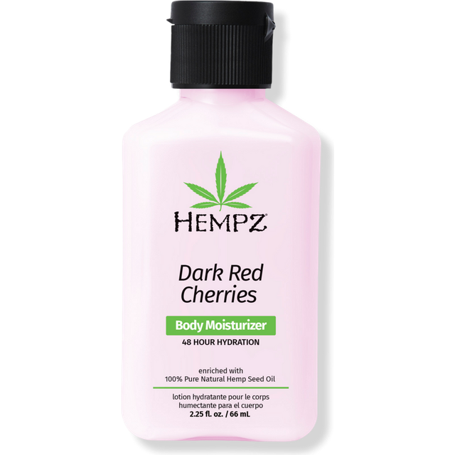 Hempz Mini Dark Red Cherries Lotion  Ultra Hydrating Moisturizer for Body  Hands and Feet 2.25 oz.