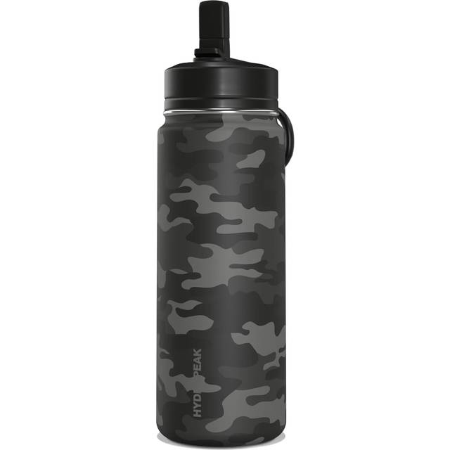 Hydrapeak Mini 20oz Water Bottle with Straw Lid  Stainless Steel Double Wall Insulated Water Bottle | Leak-Proof and Spill-Proof Water Bottle l Cold f