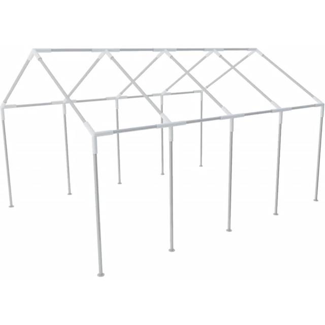 vidaXL Steel Frame for Party Tent 8 x 4 m - Silver
