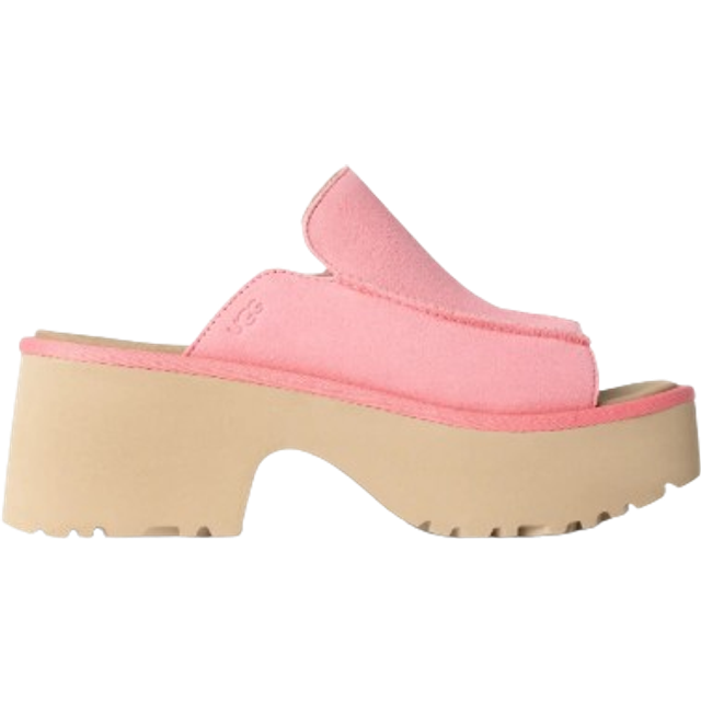 UGG® New Heights Slide for Women in Tropical Pink, Size 8, Suede/Polyester