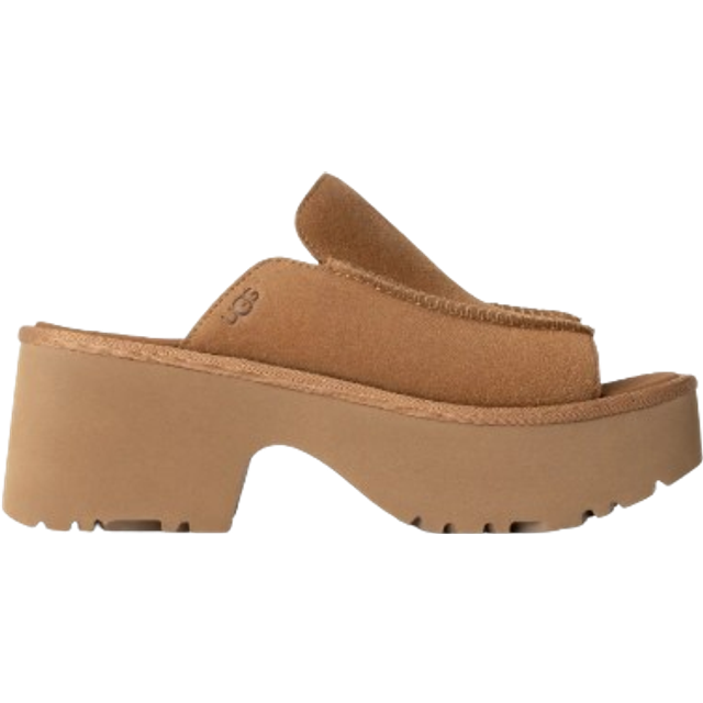 UGG Womens New Heights Slides Chestnut Brown, 7