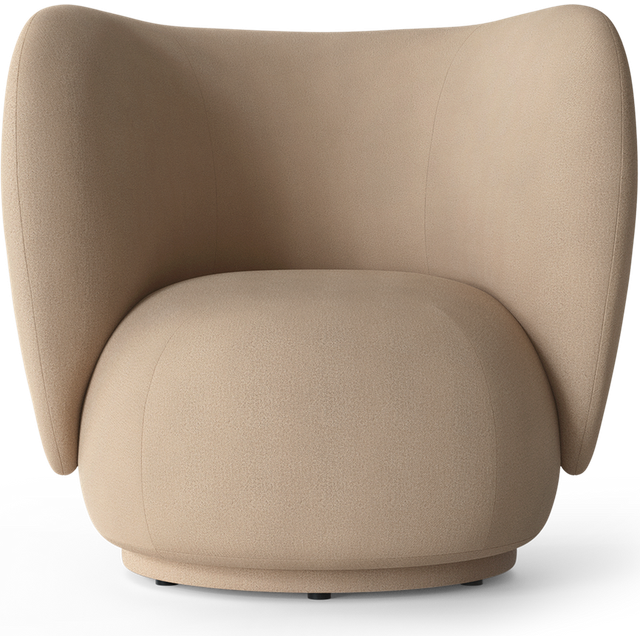 Ferm Living Rico lounge chair fåtölj sand, brushed