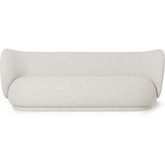 Rico Brushed 3 Seater Sofa, Sand