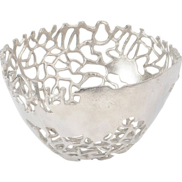 Chestle Aluminium Decorative Bowl - Silver