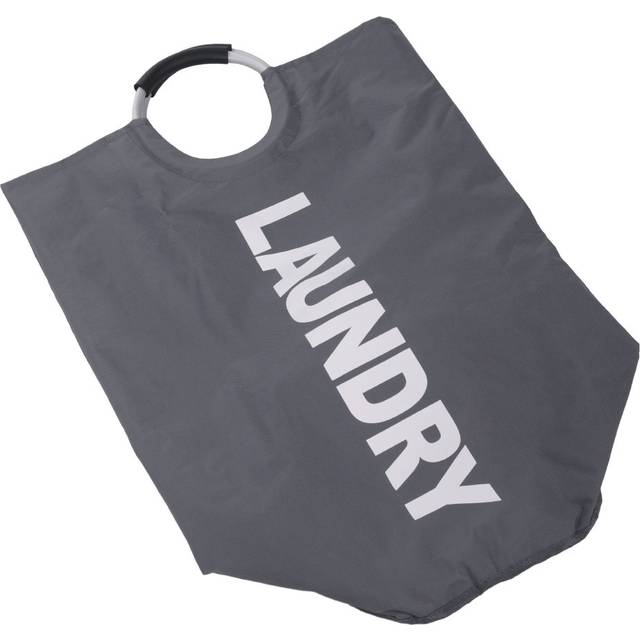 Chaela 600D Oxford Cloth + EVA Free-Standing Laundry Bag - White (79cm H X 38cm W X 38cm D)