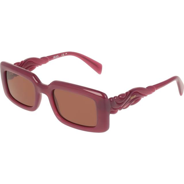 Liu Jo Woman LJ806S 602 Sunglasses Bio-inject Red Red Squared Normal
