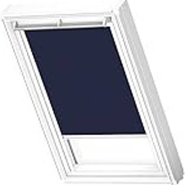 VELUX Original takfönster mörkläggningsgardin för MK08, mörkblå, med vit styrskena