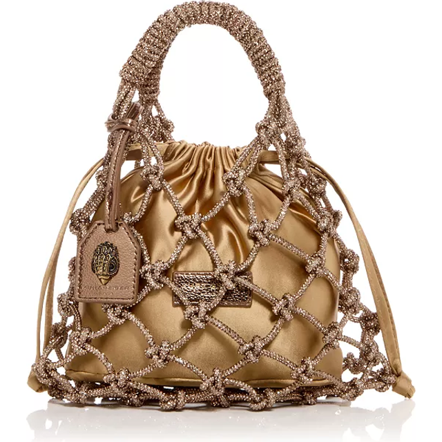 Kurt Geiger London Small Embellished Macrame Tote