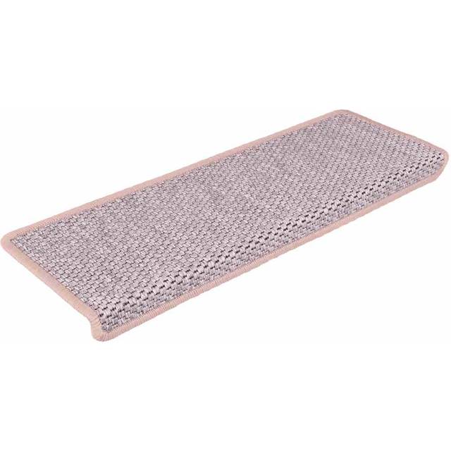 vidaXL Stair Mats Self-adhesive Sisal-Look 30 pcs 65x21x4 cm Pink