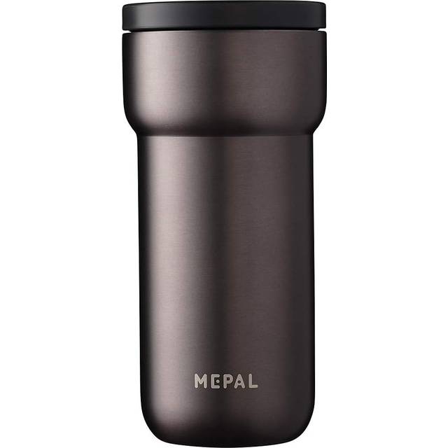 MEPAL, Medium Insulated Travel Mug with Lid for Coffee or Tea, BPA Free, Titanium, Holds 12.5 oz, 1 Count