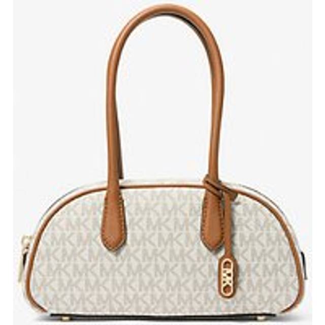 MK Lulu Small Signature Logo Satchel - Natural - Michael Kors - ONE SIZE