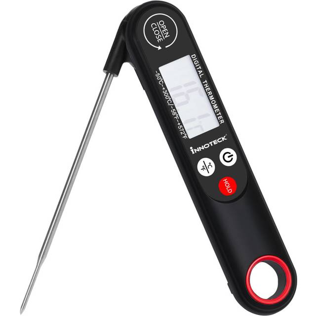 Innoteck Essentials Digital Meat Thermometer - Black - 1.4 x 14.7 x 3cm