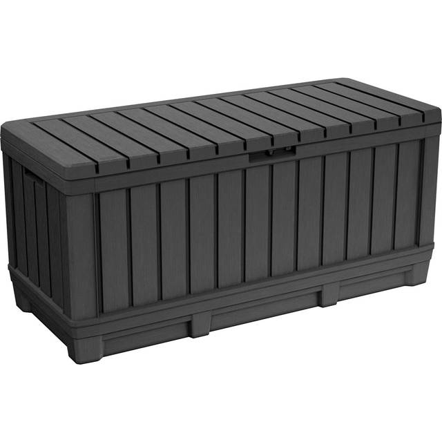 Dakota Fields Aldas 341L Gallon Water Resistant Plastic Lockable in Graphite (59cm H X 128cm W X 53.8cm D)