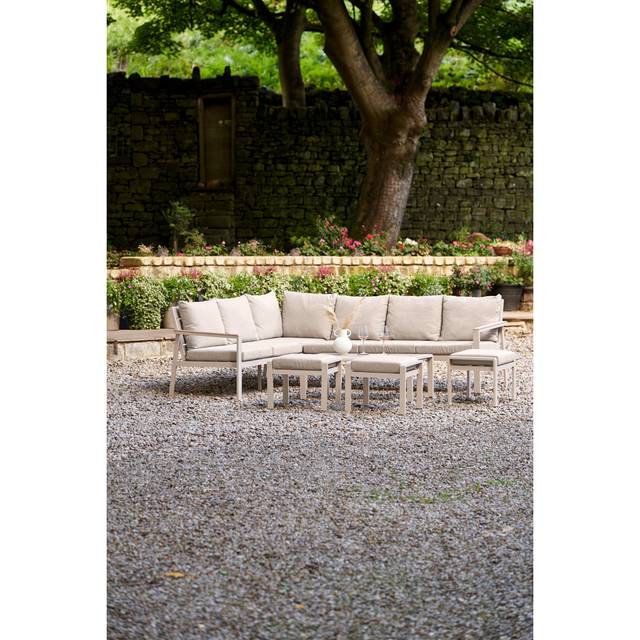 Aruba Outdoor Corner Seating Set - Grey (L)