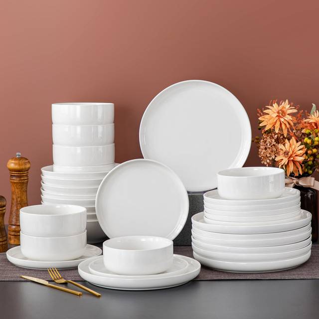Sahit 32 Piece Dinnerware Set - Service for 8 - White (32)