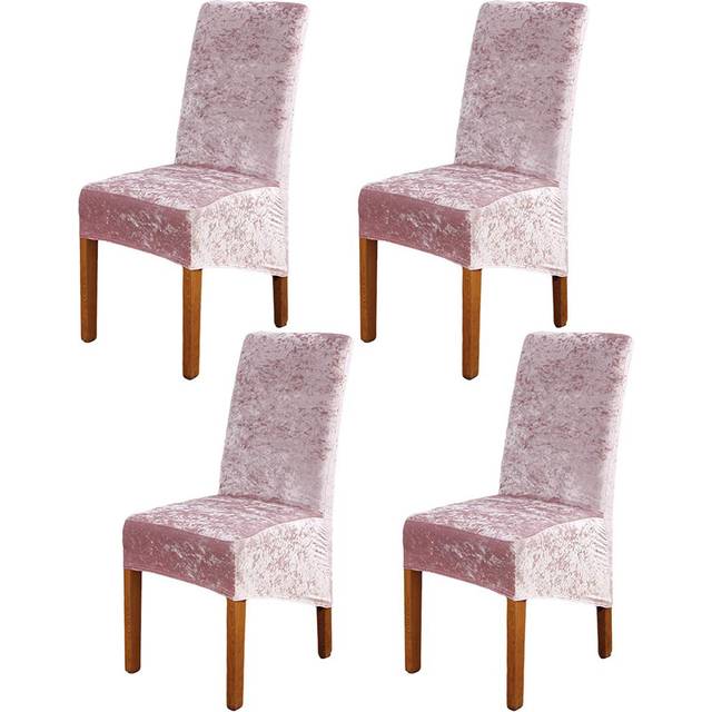 Canora Grey Dining Chair Slipcover Pink