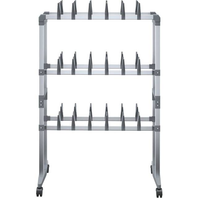 Belfield 40 Pair Shoe Rack - Silver (40)