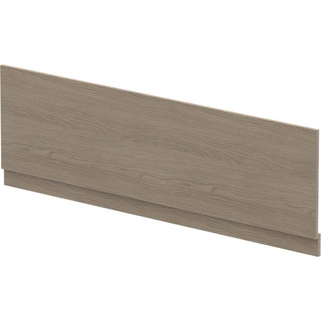 nuie Straight Front Panel & Plinth (1800mm) - Solace Oak, Brown