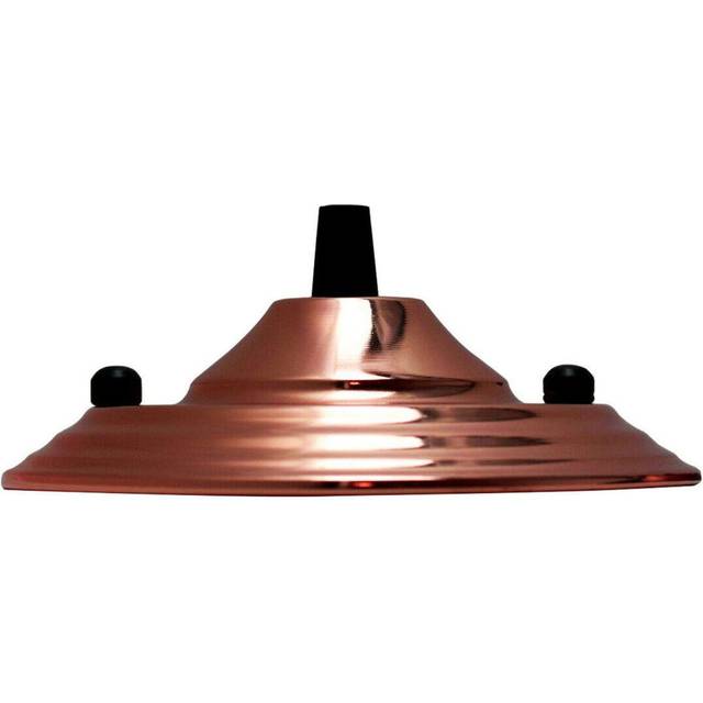 Halverson Ceiling Rose 140Mm Chandelier Ceiling Pendant Lamp Light Fitting Accessory DIY Lighting Kit - Rose Gold (4cm H X 14cm W X 14cm D)