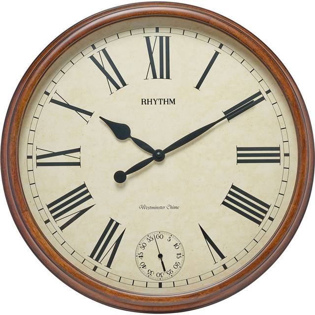 Kershaw Solid + Manufactured Wood Wall Clock - Brown (127cm W X 127cm H X 20.32cm D)