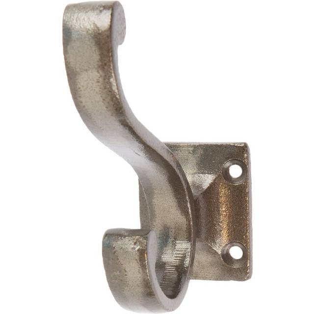 35mm x 80mm Square Back Hat & Coat Hook - Raw