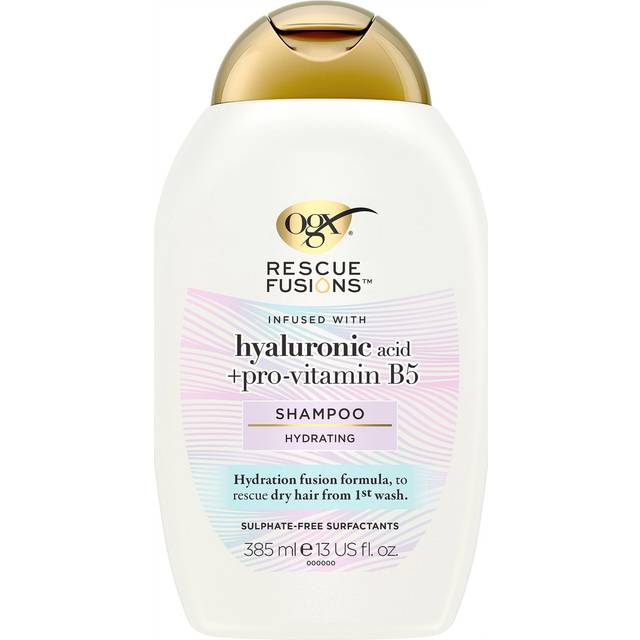 OGX Rescue Fusions Hyaluronic Acid + Pro-Vitamin B5 Shampoo 385ml