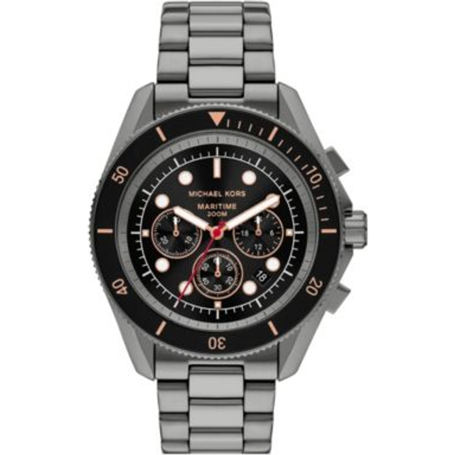 MK Oversized Maritime Gunmetal Watch - Grey - Michael Kors - ONE SIZE
