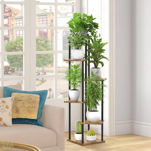 Borchert Plant Stand - Brown