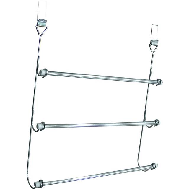 Lowenthal 30cm Over-the-Door Towel Rail - Silver (30cm H X 30cm L X 8cm D)