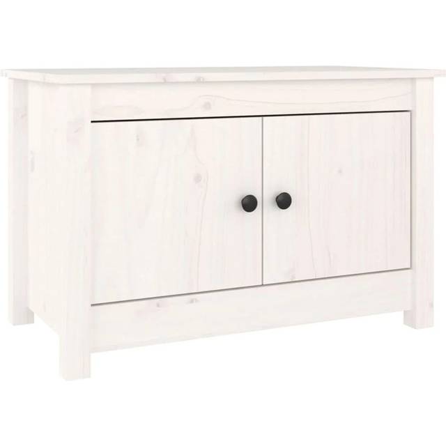 Shoe Cabinet Wooden Living Room Furniture Hallway Shoe Storage Rack Shelf Holder Organiser Cupboard Hall Cabinet - White (4)