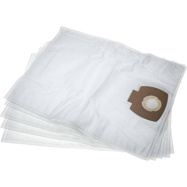 5x Vacuum Cleaner Bag Replacement for Nilfisk 302002404, 107419590, 302002403 for Vacuum Cleaner, Microfleece, 53.45 cm x 39.7 cm, White - Vhbw