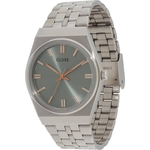CLUSE Silver Retro 70 Sage Watch - Silver