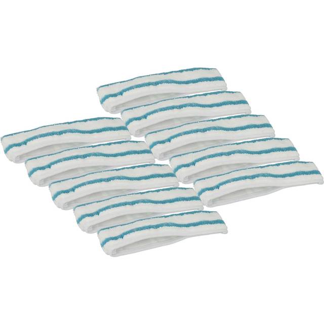 vhbw 10x Replacement Cover Scrubber Sleeve compatible with Leifheit Window Washer M Window Cleaner Squeegee - Mop Attachment Cloth Pad