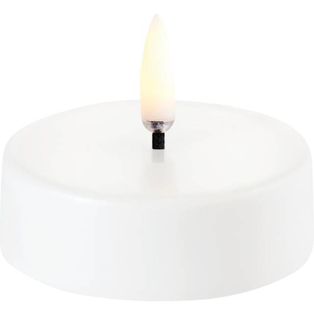 Uyuni Lighting - Laddningsbara Te Ljus LED 2-pack Maxi 6x2,3 cm Vit Plain