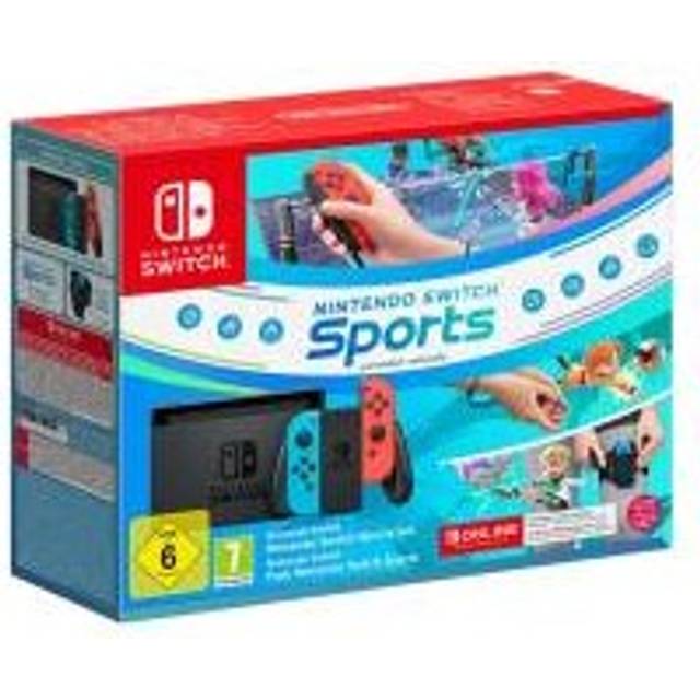 Nintendo Switch Console (Neon Blue/Neon Red) Nintendo Switch Sports Set