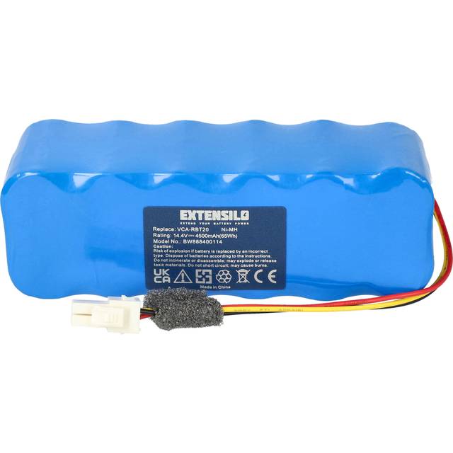 Extensilo - 1x Battery compatible with Samsung Navibot Airfresh SR8F30, SR8F31, SR8F40, SR8F51 Vacuum Cleaner (4500mAh, 14.4 v, NiMH)