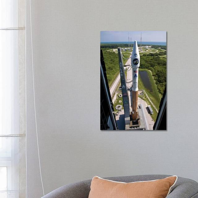 An Atlas V Rocket On The Launch Pad At Cape Canaveral Air Force Station, Florida (66.04cm H x 45.72cm W x 3.81cm D)