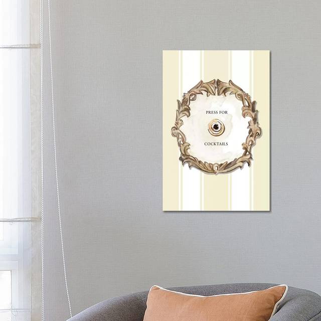Press for Cocktails by Mercedes Lopez Charro - Wrapped Canvas Art Prints (66.04 cm H x 45.72 cm W x 3.175 cm D)