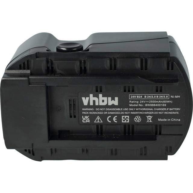 Vhbw - Replacement Battery compatible with Hilti wsr 650-A, wsc 6.5, uh 240-A, wsc 55-A24, te 2-A, sfl 24 Electric Power Tools (2500 mAh, NiMH, 24 v)