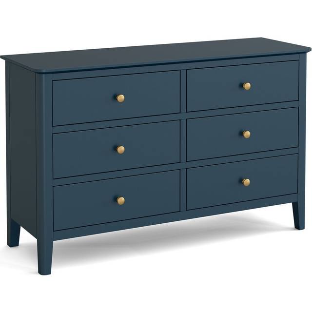 Hartford 6 Drawer 120Cm W Double Dresser - Brass (75cm H X 120cm W X 40cm D)