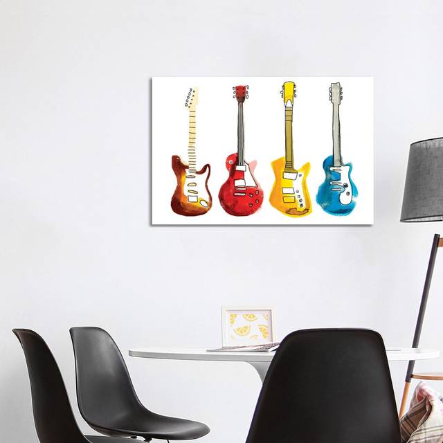 String Band I by Annie Warren - Wrapped Canvas Graphic Art (66.04cm H x 101.6cm W x 3.81cm D)