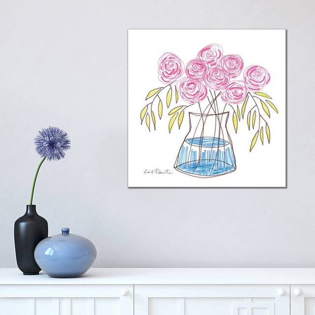 Sprucing Up The Apartment by - Wrapped Canvas (45.72 cm H x 45.72cm W)