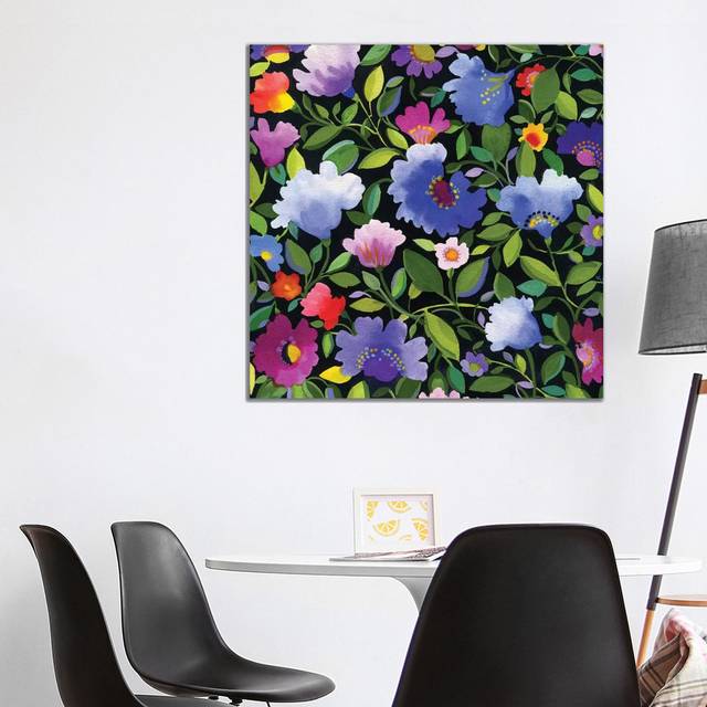 India Garden II by Kim Parker - Wrapped Canvas Art Prints (93.98 cm H x 93.98 cm W x 3.175 cm D)
