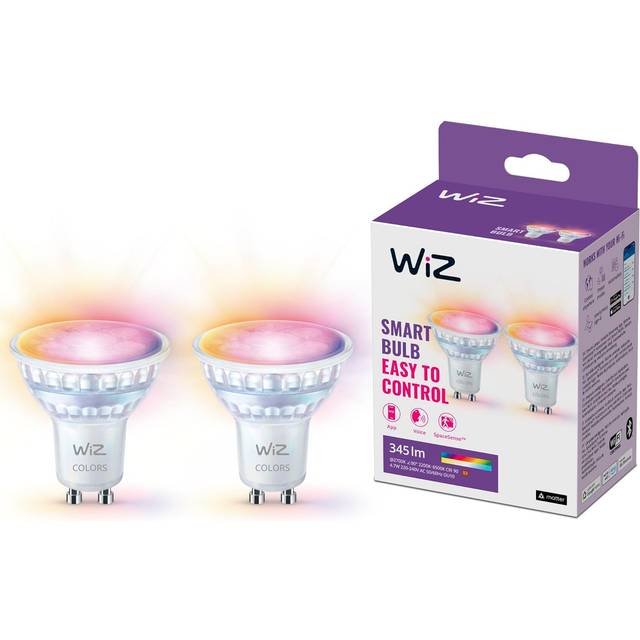 Philips Wiz Wi-Fi Ble 50W Gu10 Glass 922-65 Rgb2Pf/6 - One Colour