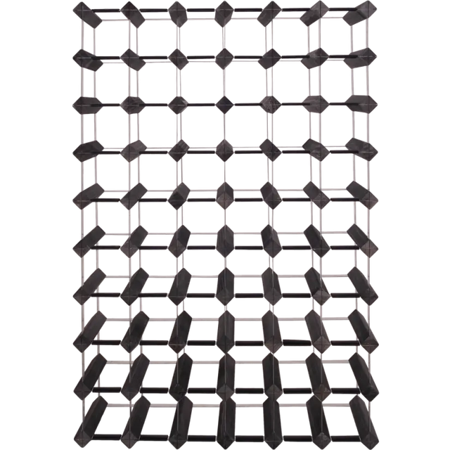 Mensolas - 60 bottles - Black-stained pine