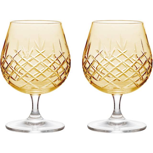 Frederik Bagger - Crispy Sixball - 2 pcs - Glas - Citrine - D9,1 x H13,5 cm (40 cl)