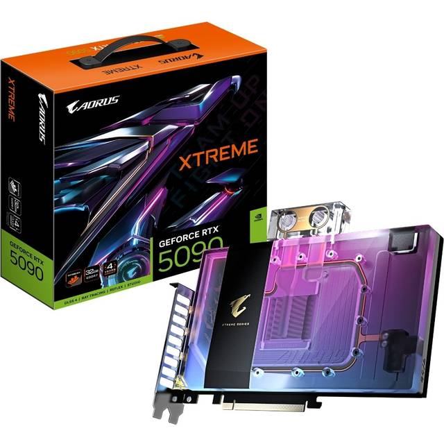 Gigabyte GeForce RTX 5090 32GB Aorus Xtreme Waterforce WB