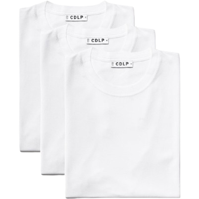 T-shirt crewneck 3-pack vit
