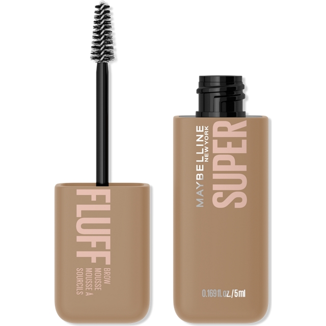 Maybelline Superfluff Volumizing Brow Mousse  All Day Tinted Brow Gel For Soft Full Brows  Blonde  1 Count