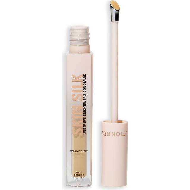 Revolution Skin Silk Radiant Serum Under Eye Brightener & Concealer Medium Yellow